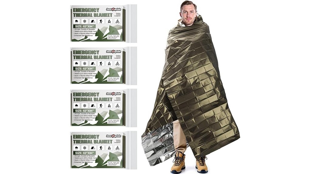 secucaptain extra large mylar blankets