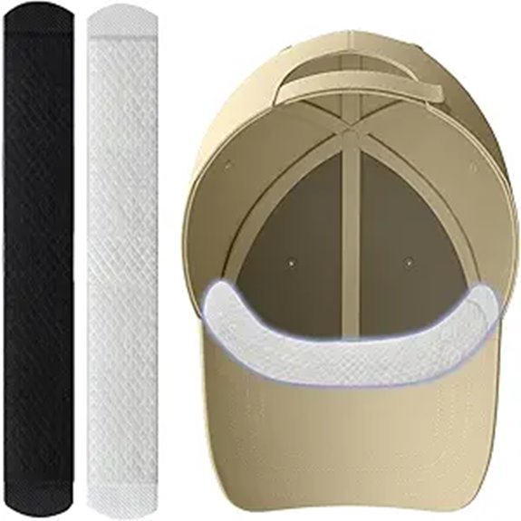 self adhesive hat sweatliners
