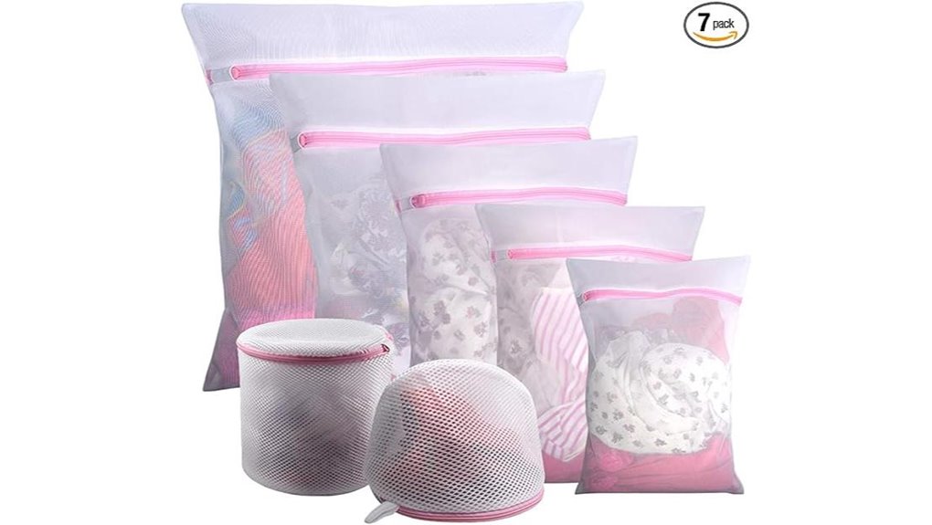 seven piece delicate mesh bags