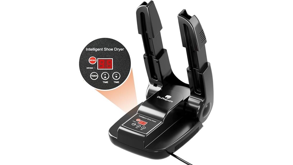 shoe dryer with timer