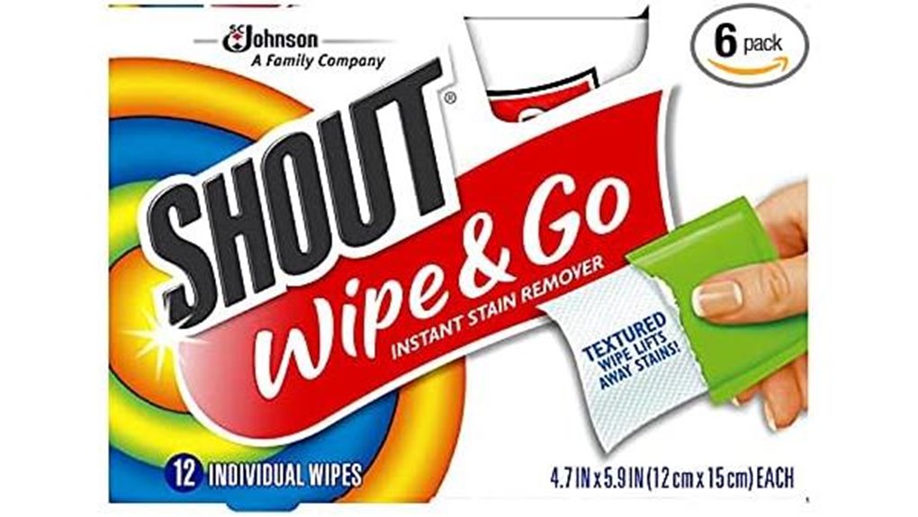 shout stain remover wipes