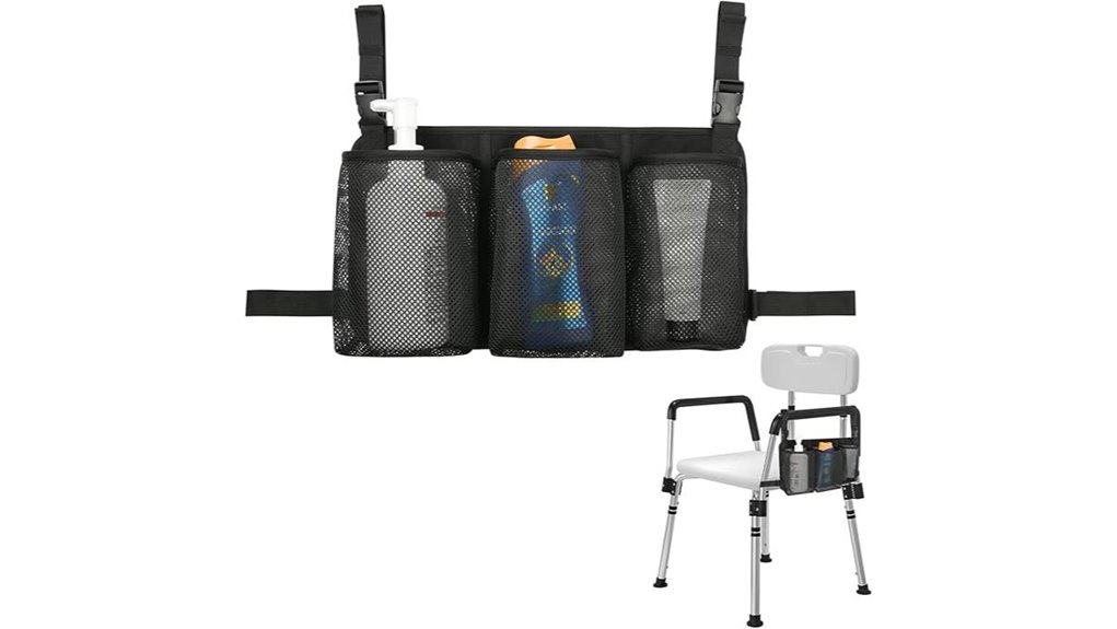 shower and commode organizer