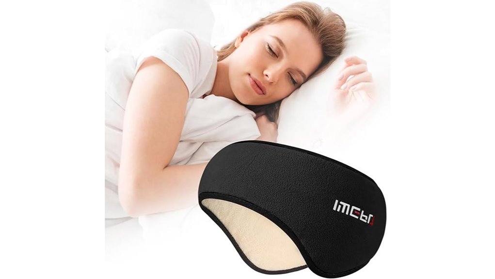 side sleeper sleep mask earmuffs