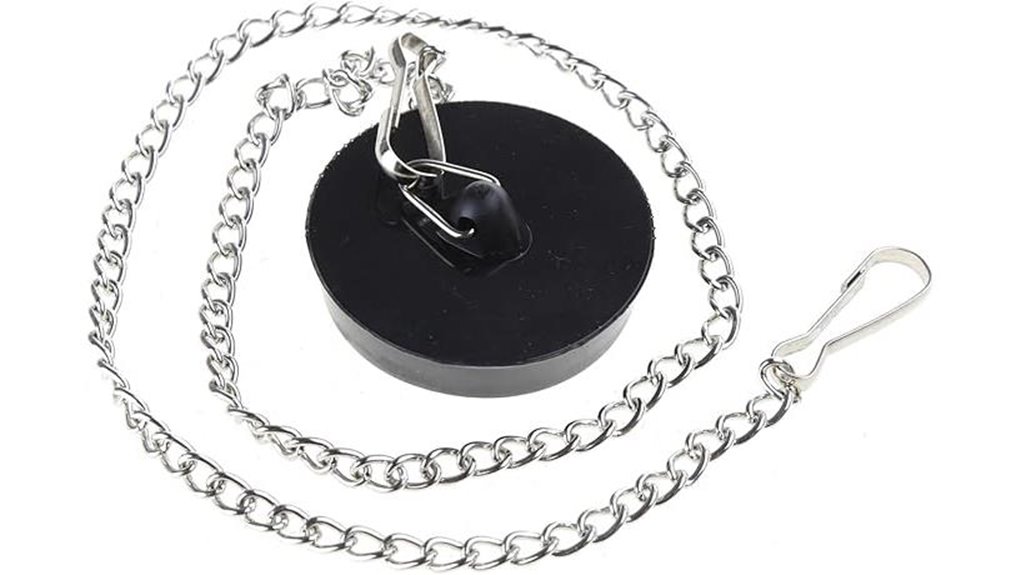 silicone bathtub stopper with chain