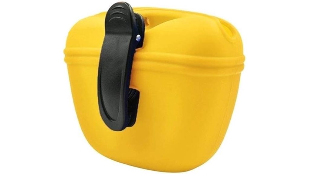 silicone clip on dog treat pouch