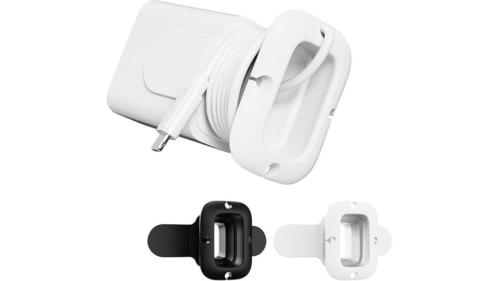 silicone collapsible charger cable organizer