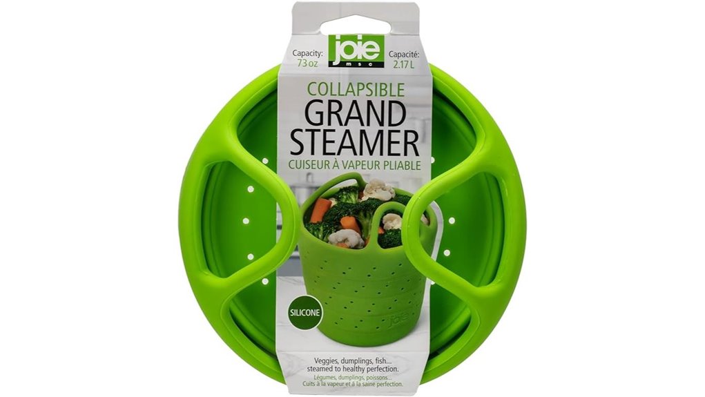 silicone collapsible food steamer