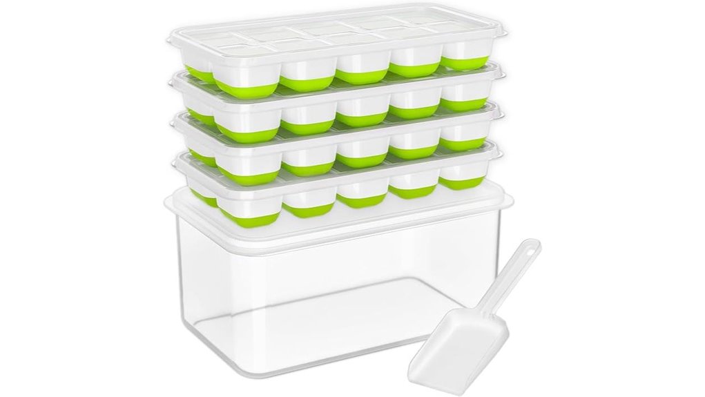 silicone ice cube quartet