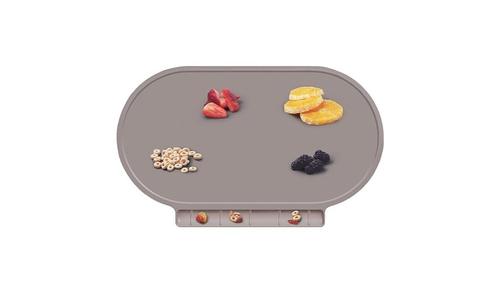 silicone non slip baby placemat