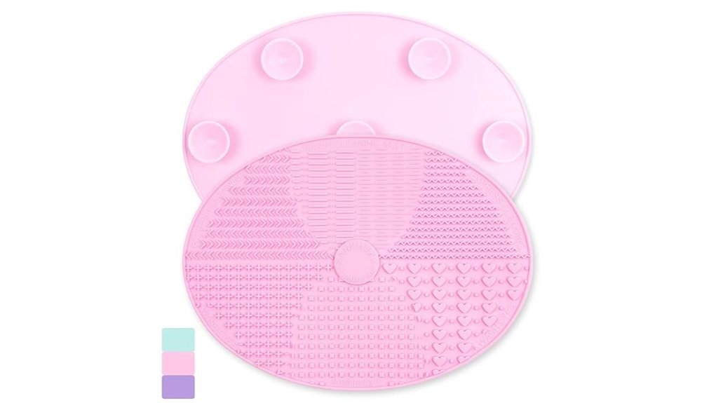 silicone suction brush cleaning mat