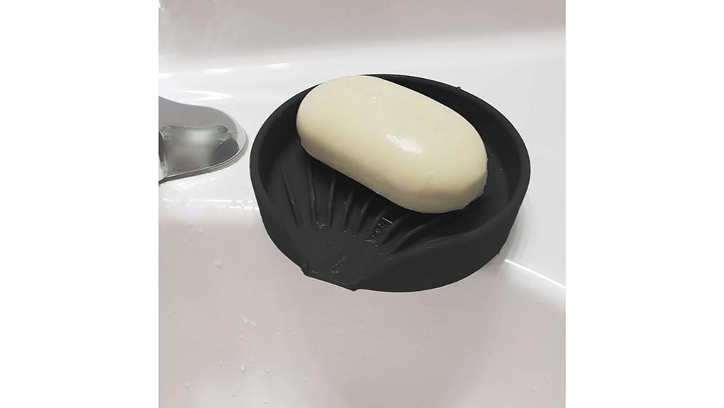 silicone suction soap holder