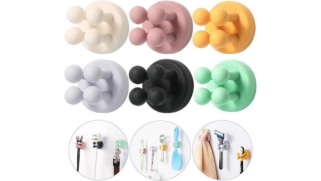 silicone toothbrush and razor holders