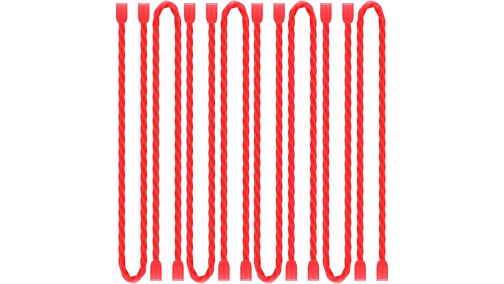 silicone twist cable ties