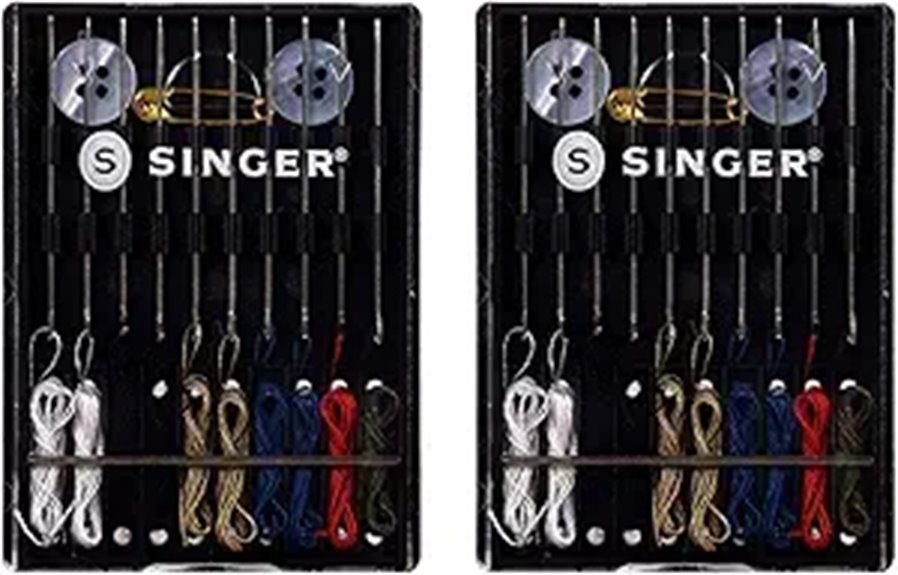 singer two pack threaded needles