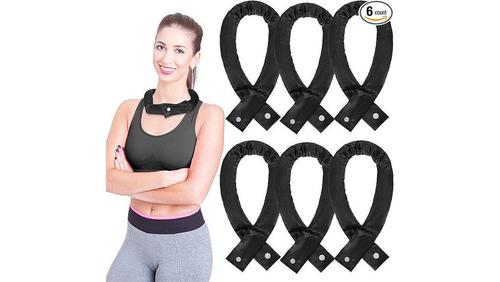 six button cooling neck wraps