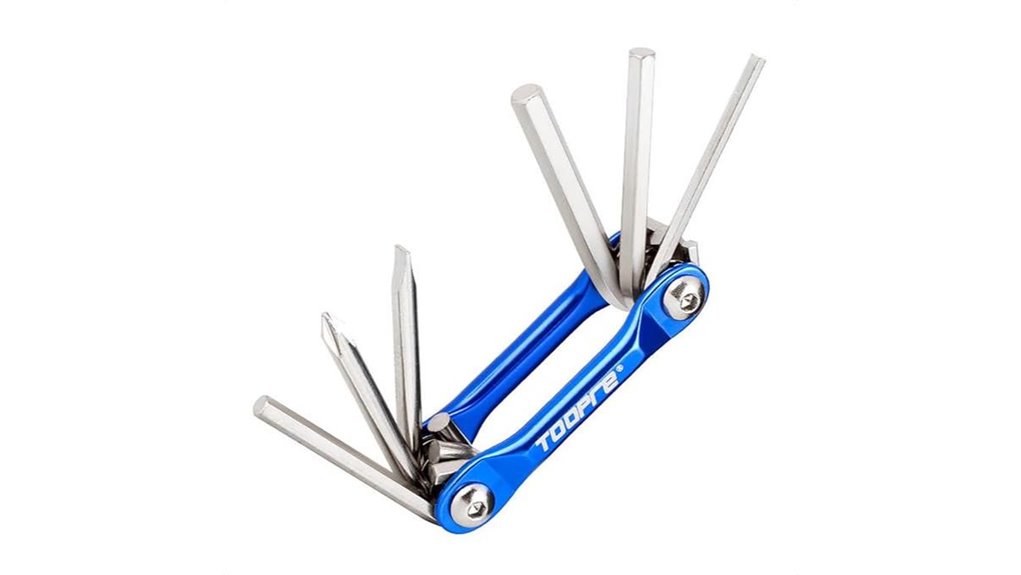 six function stainless steel bicycle tool