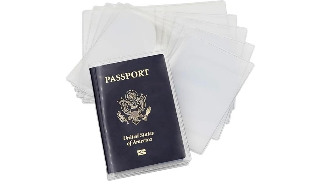 six pack clear waterproof organizers