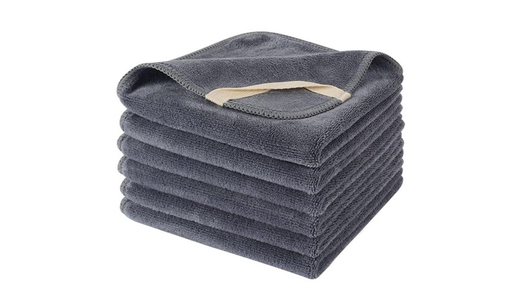 six pack grey fast drying microfiber