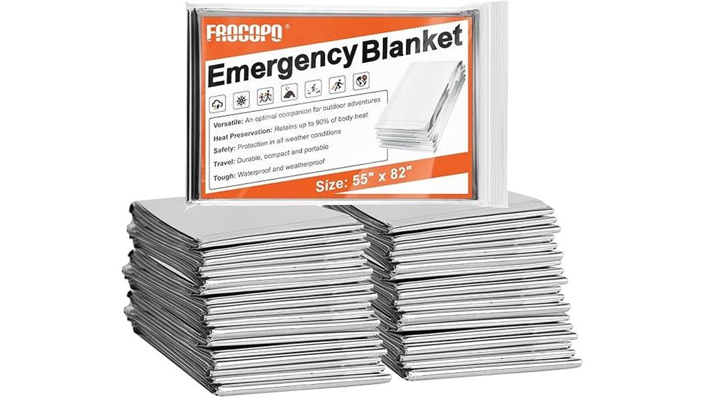 six pack mylar blankets