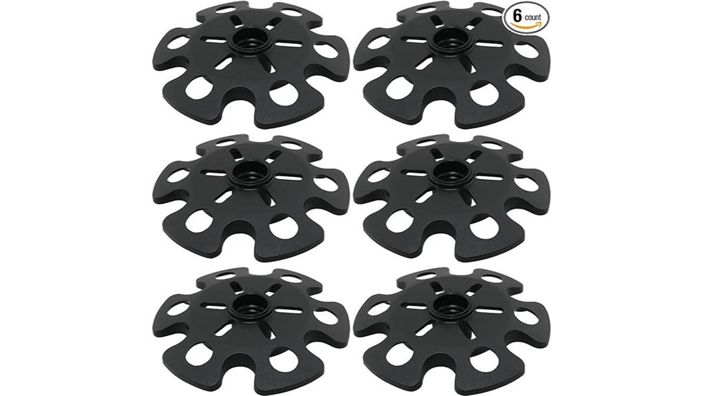 six pack rubber pole protectors