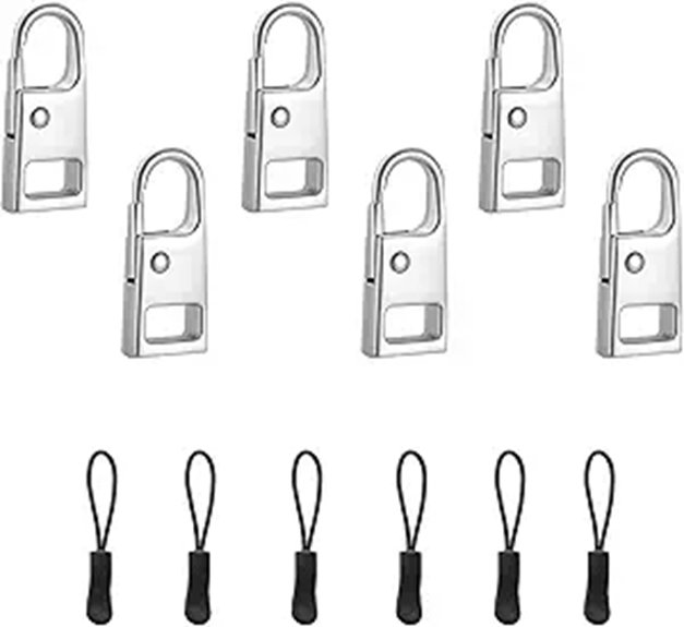 six zip clip locks