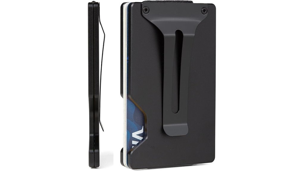 sleek carbon rfid wallet