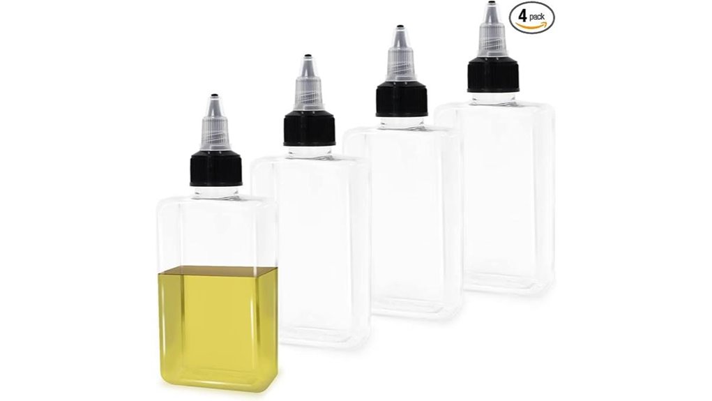 small 3 4oz leak proof oil dispensers
