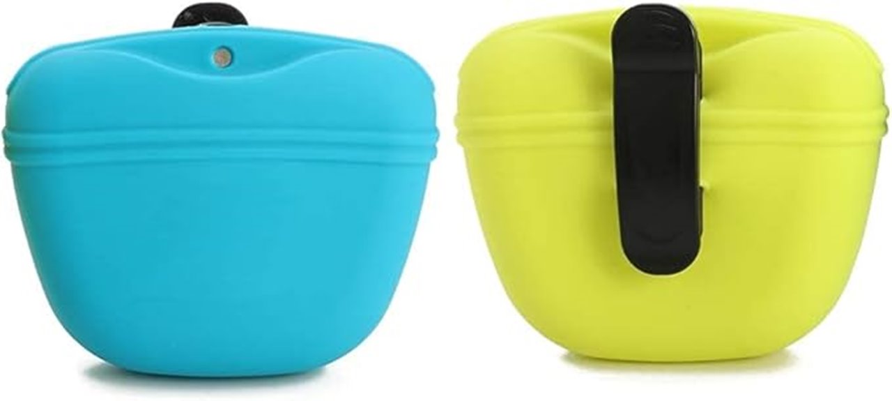 small silicone dog treat pouch