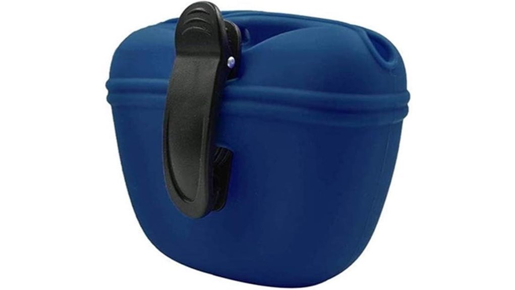 small silicone dog treat pouch