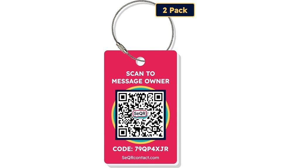 smart privacy qr luggage