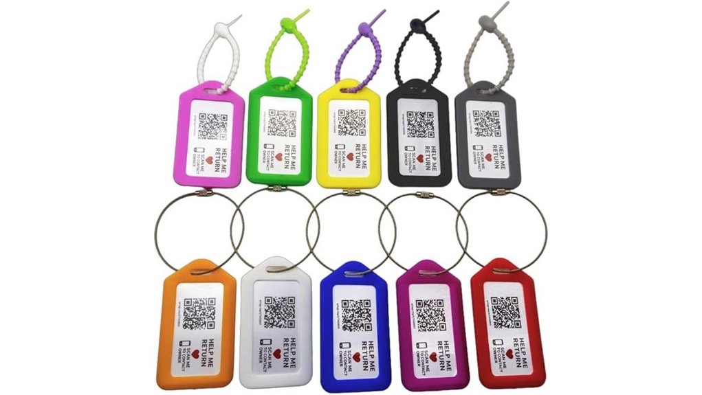 smart qr code luggage tags