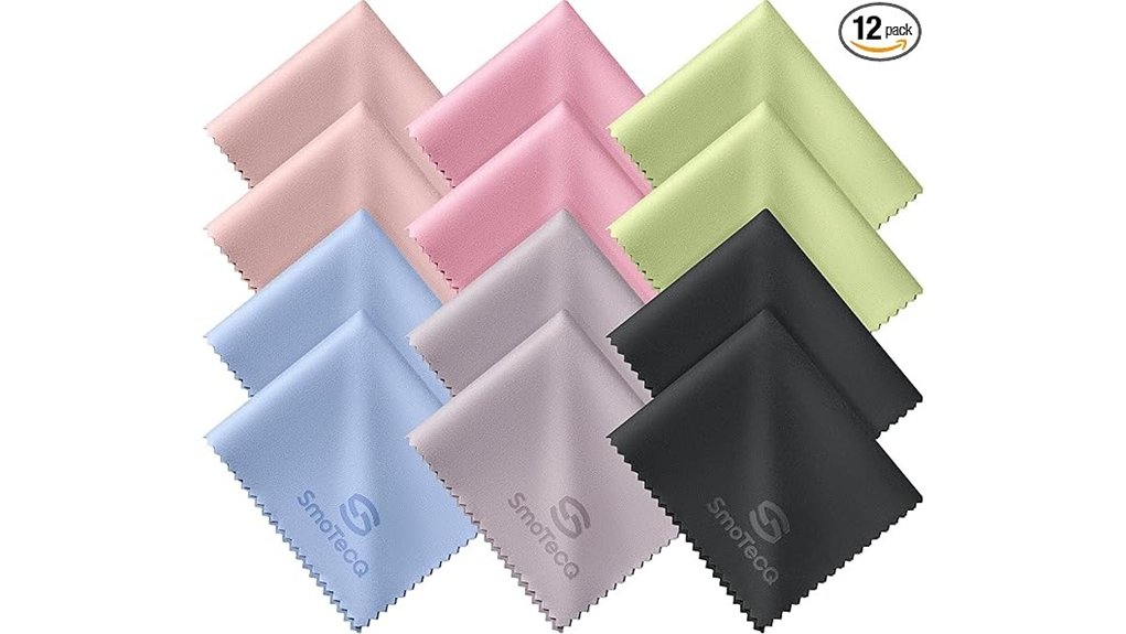 smotecq 12 pack microfiber cloths