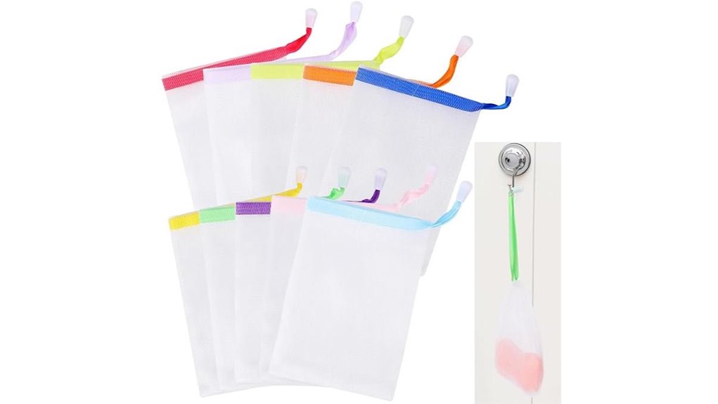 soap saver mesh bags 10 pack