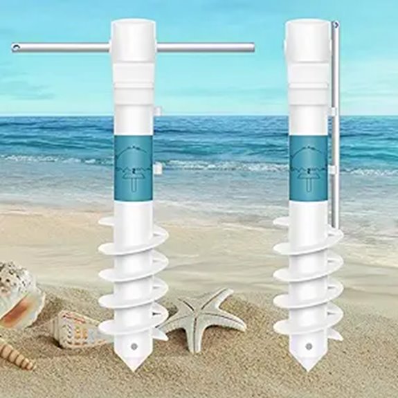spiral screw sand anchor