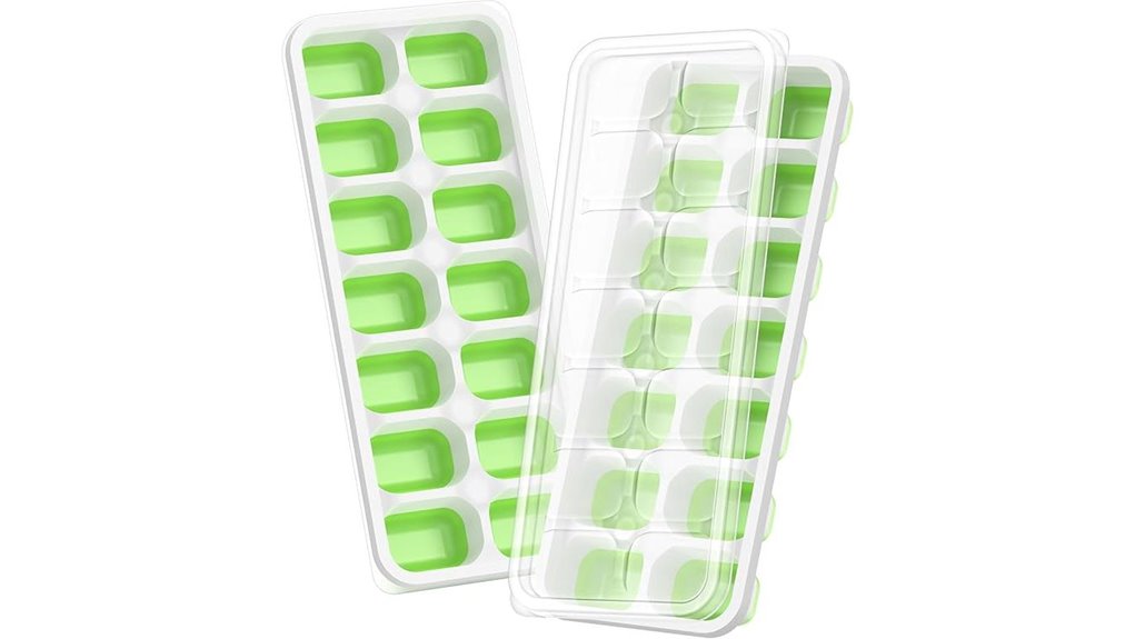 stackable ice cube trays