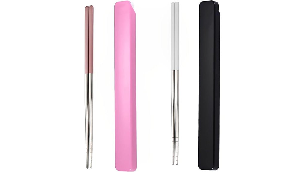 stainless reusable chopsticks case