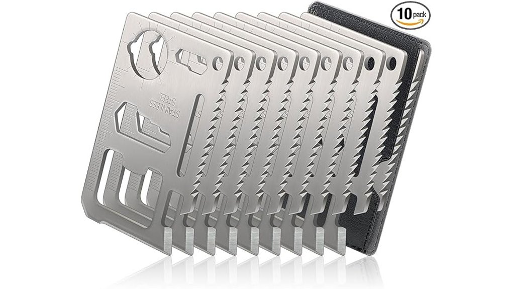stainless steel credit multitool pack