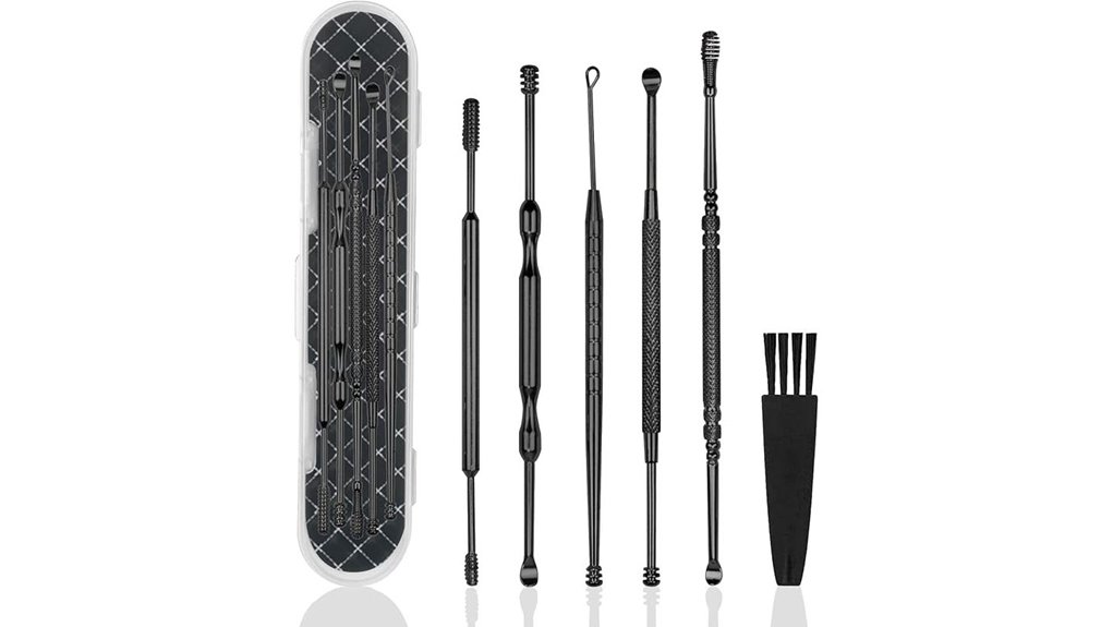stainless steel ear cleaning kit