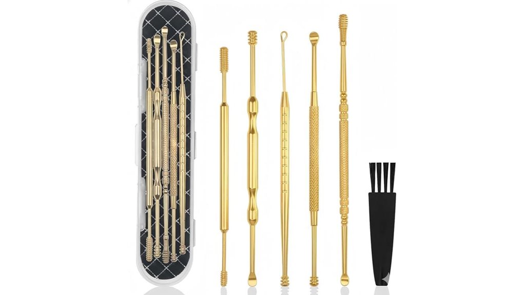 stainless steel ear cleaning kit