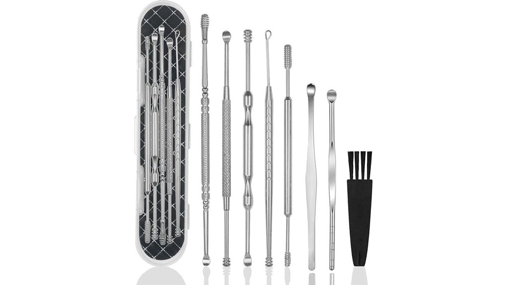 stainless steel ear wax removal