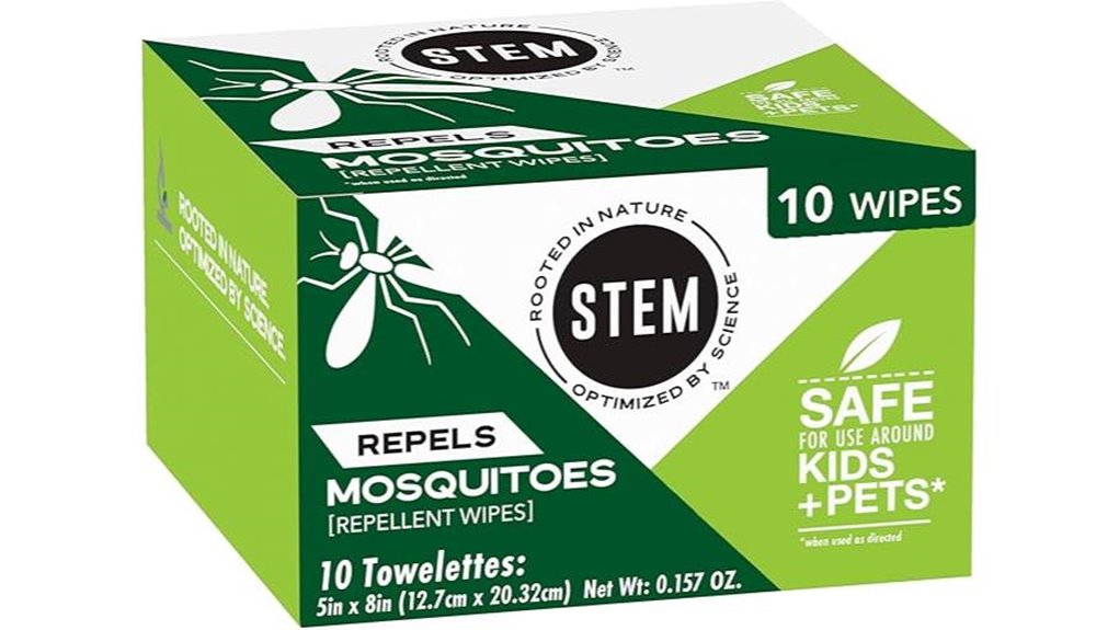 stem mosquito repellent wipes