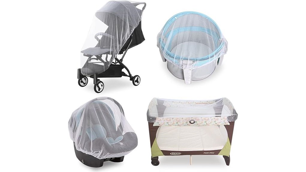 stroller and playard mosquito netting