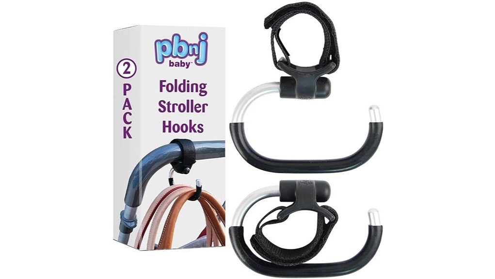 stroller diaper bag clips
