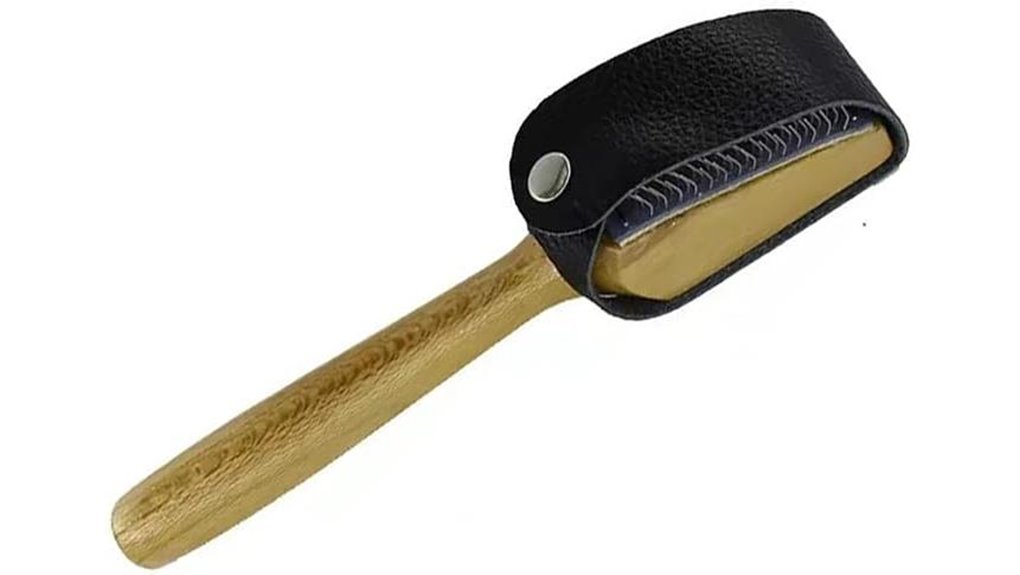 suede soled dance shoe brush