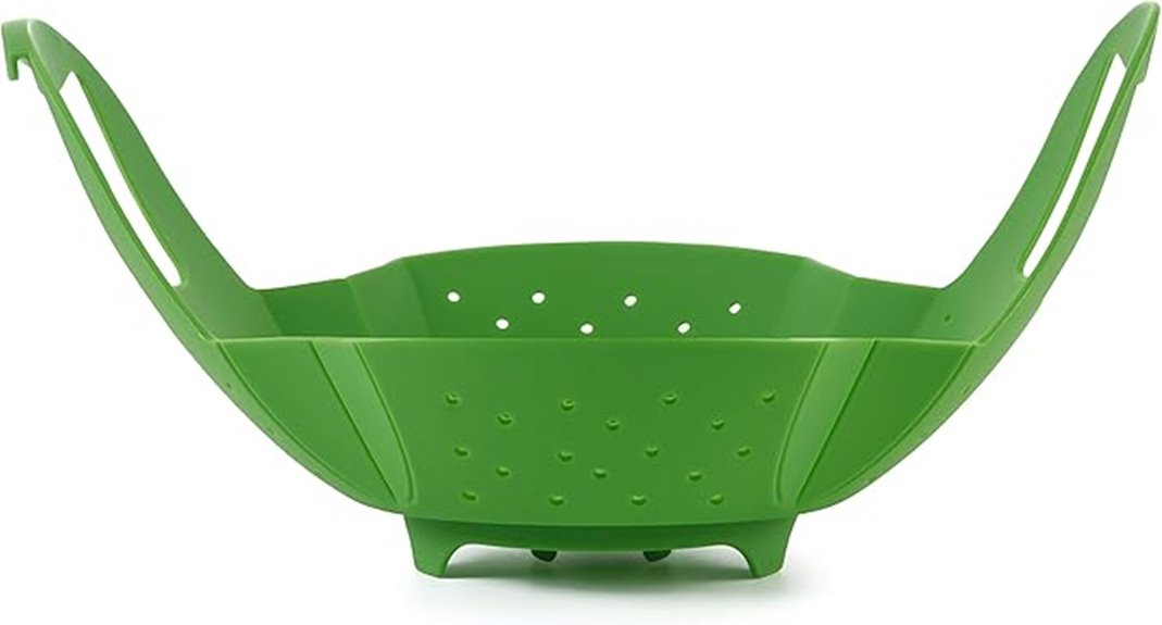 sunsella silicone steamer basket