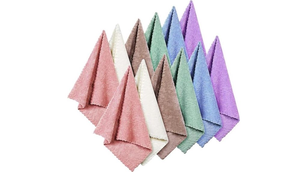 syhood 12 pack microfiber cloths