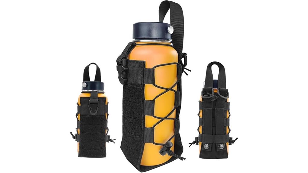 tactical molle adjustable water bottle