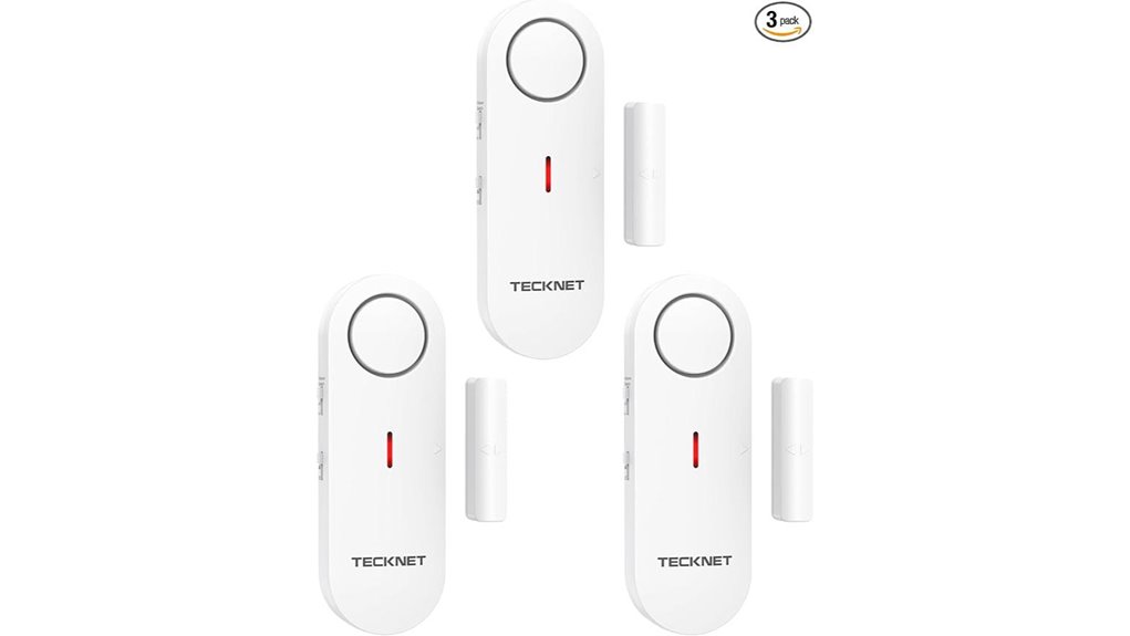 tecknet 2 in 1 window door alarms