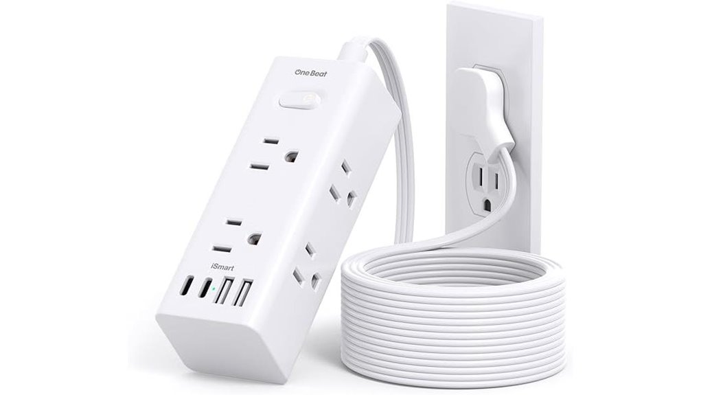 ten foot six plus four surge protector