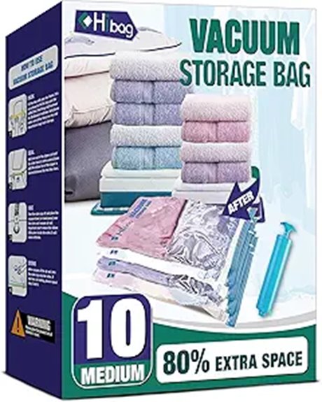 ten medium vacuum bags